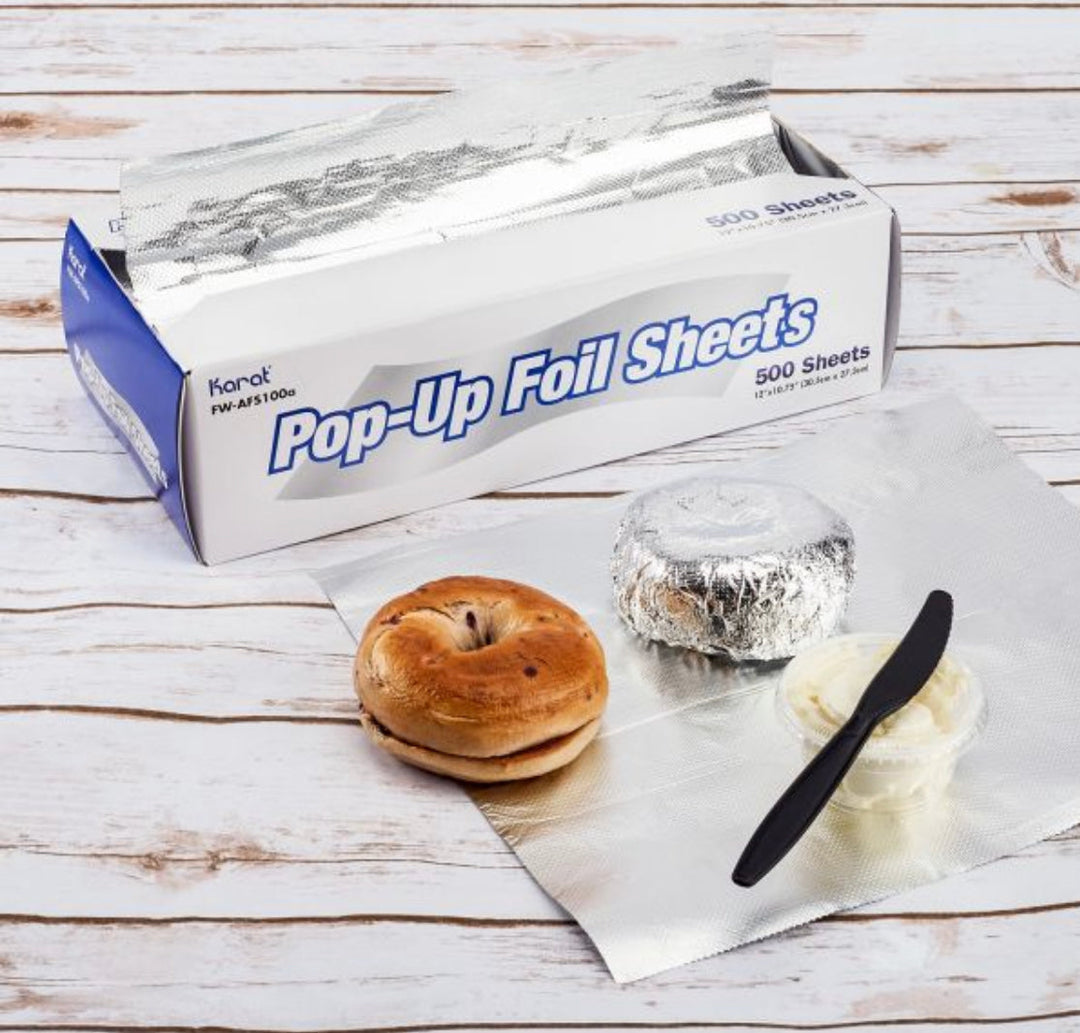 Aluminum Foil Sheets, Standard weight, Pop-up, 10.75" x 12" - 3,000 sheets