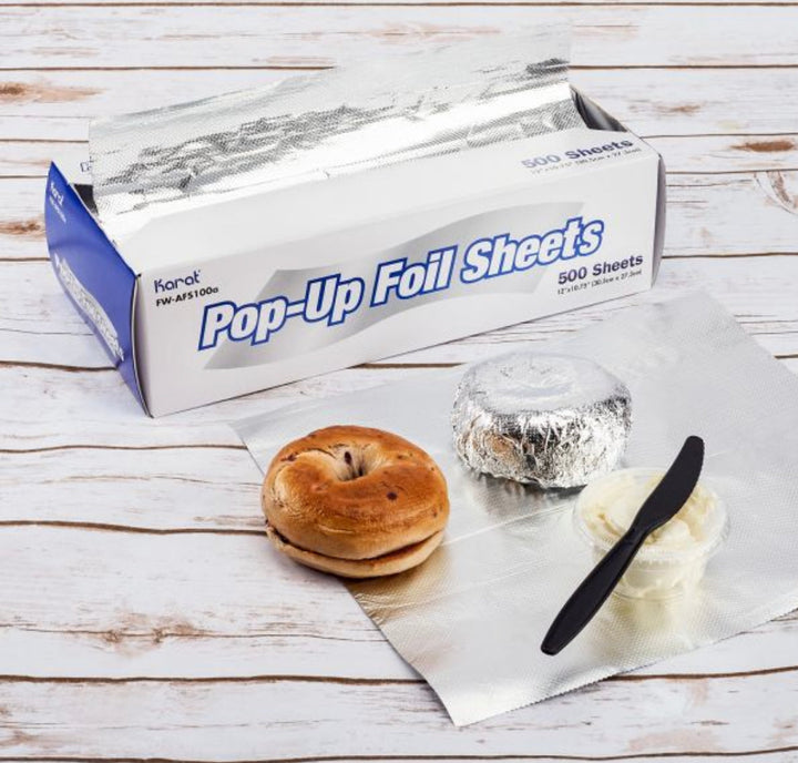 Aluminum Foil Sheets, Standard weight, Pop-up, 10.75" x 12" - 3,000 sheets