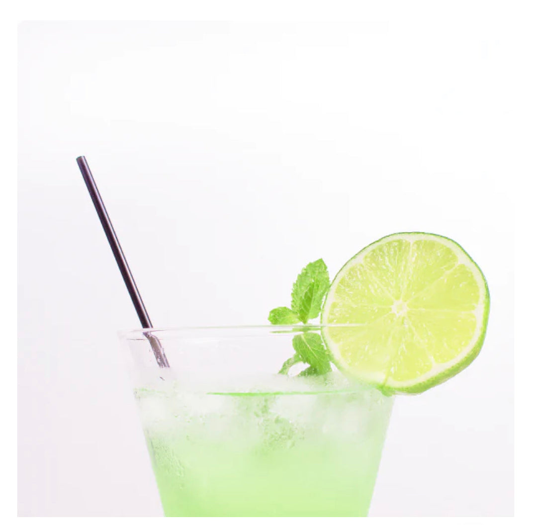 Sip Stir Straws, 7.5"L , .1" D, Black, Unwrapped - 5,000 pcs