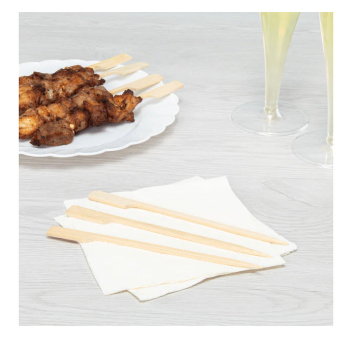 Bamboo Paddle Skewer, 6" - 100 pcs