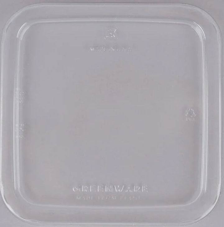 Greenware Clear PLA Compostable Lid, Fits GS6-4S – 300 pcs