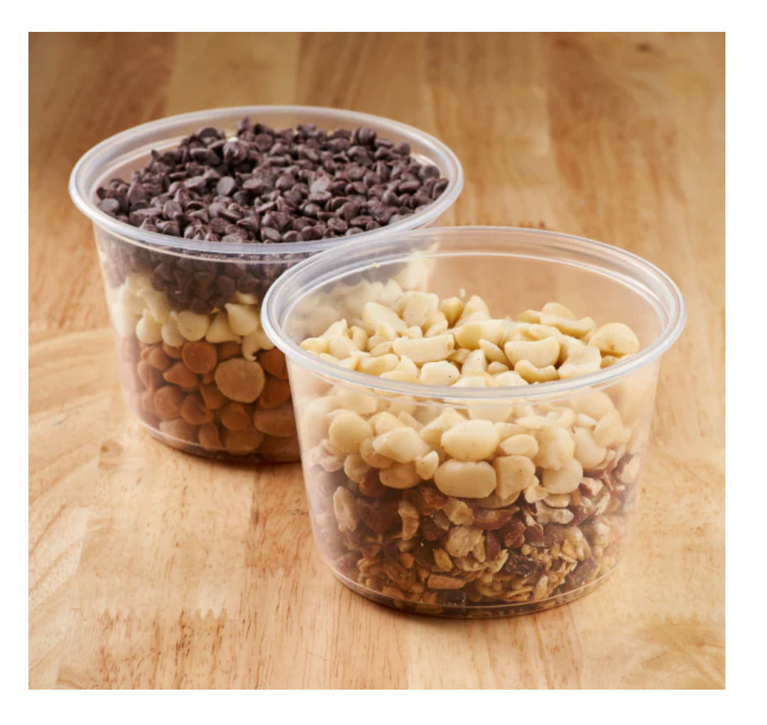 Bulk Lightweight Deli Containers, 16 oz, PP Plastic - 500 pcs