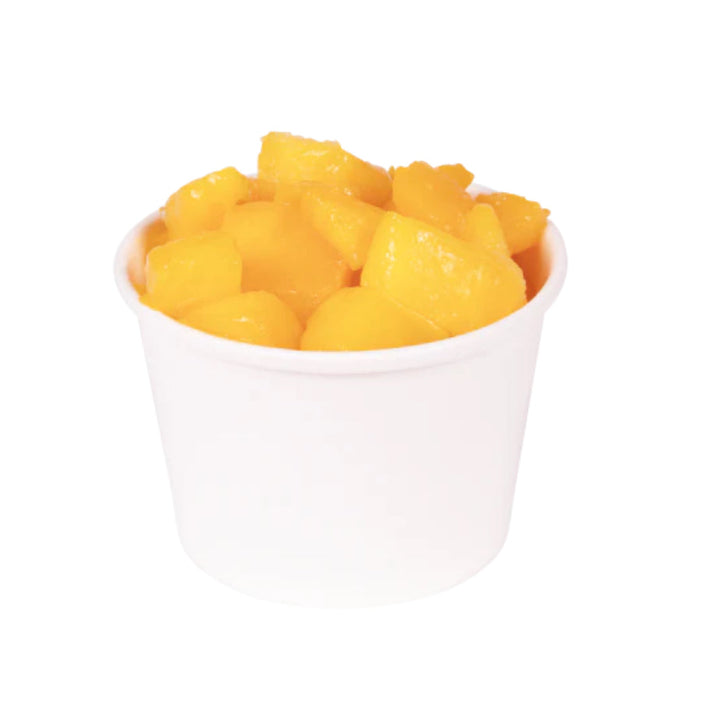 12oz Double Poly Paper Hot/Cold Food Cups (100mm), White - 1,000 pcs