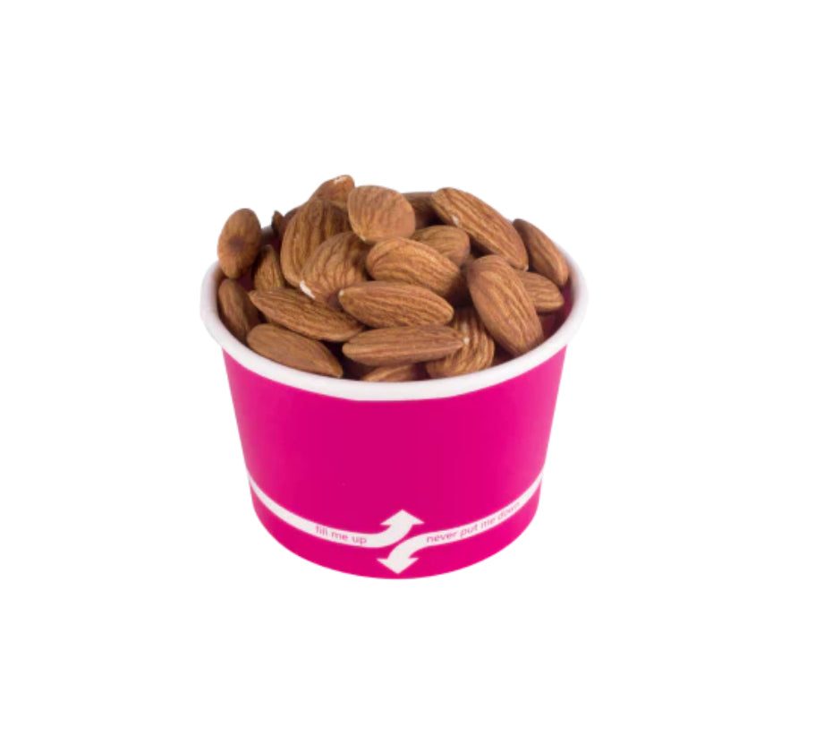 4oz Double Poly Paper Food Cups (76mm), Pink - 1,000 pcs