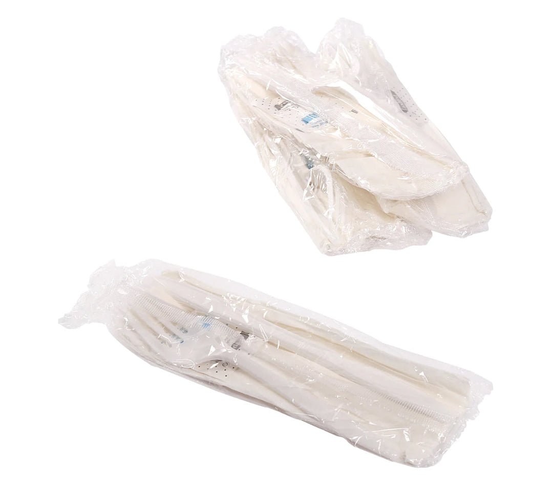 Cutlery Kit, PP, 5 Piece White Medium Weight (F,K,Nap,S&P), 250 Kits