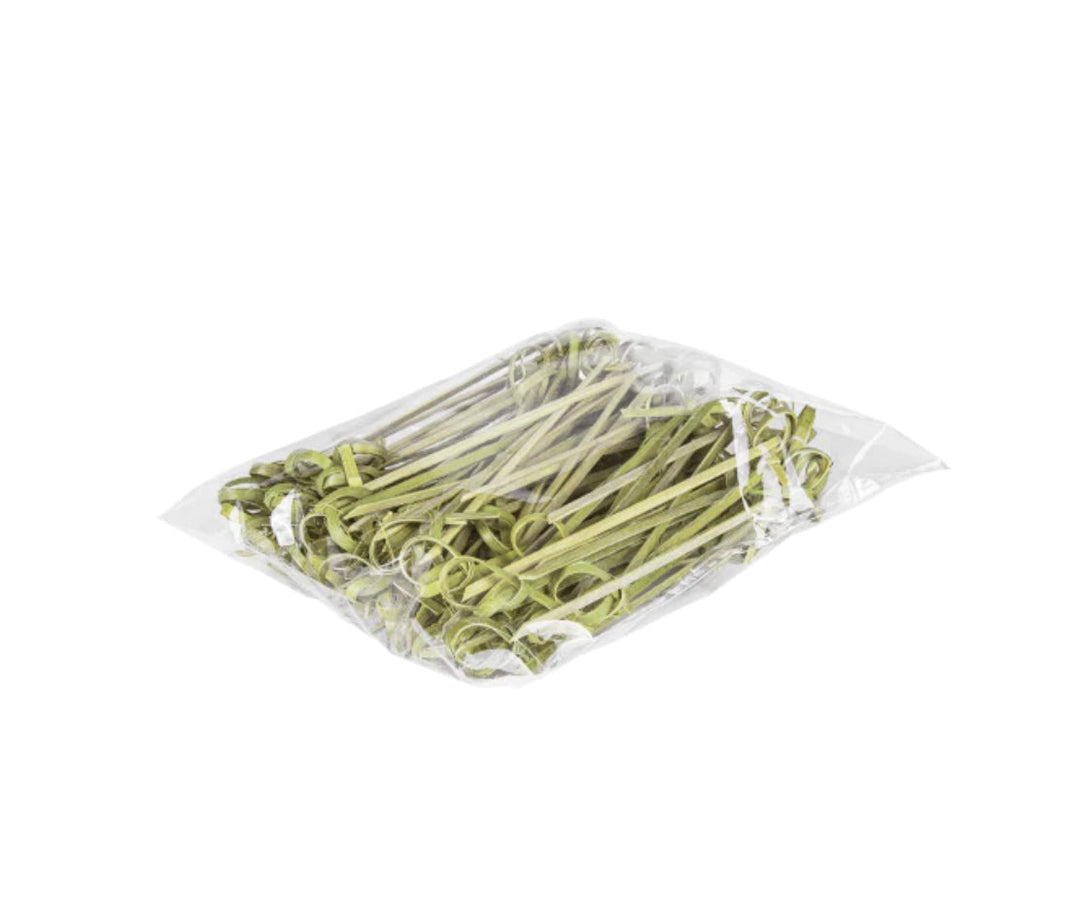 Bamboo Knot Skewer, 4" - 100pcs