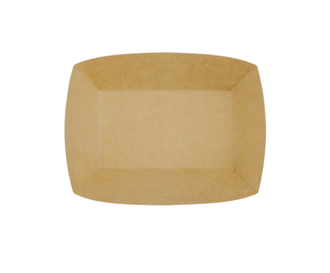 Food Tray, 2.5 lb, Kraft - 500 pcs