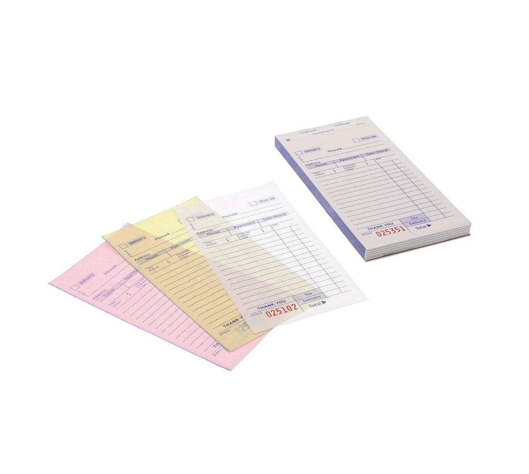 Delivery Form, 3 Ply Carbonless, Booked, 14 Lines, 50/50