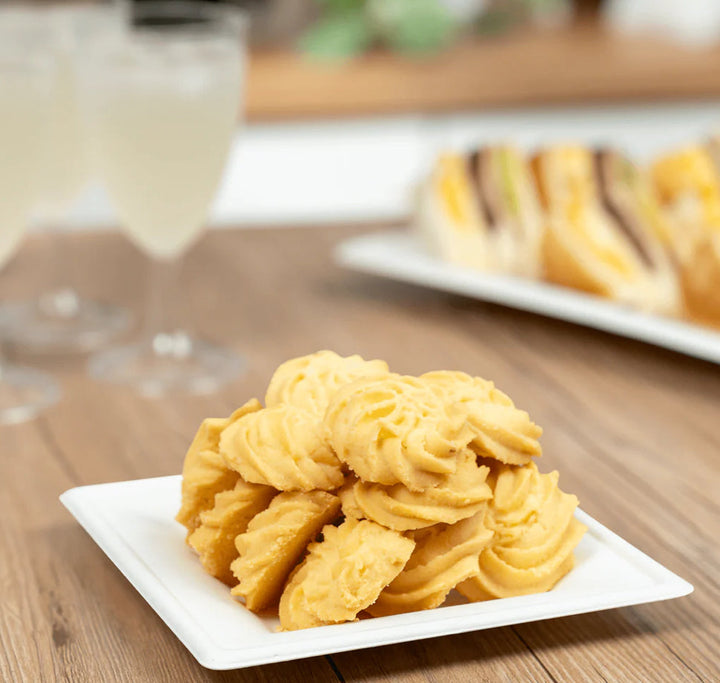 6" PFAS Free Compostable Bagasse Square Plates, White - 500 pcs