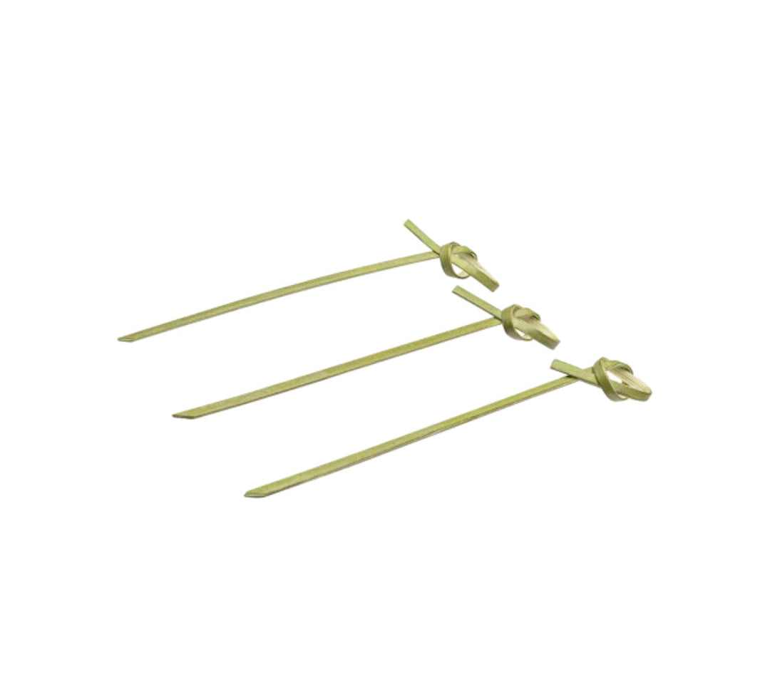 Bamboo Knot Skewer, 4" - 100pcs