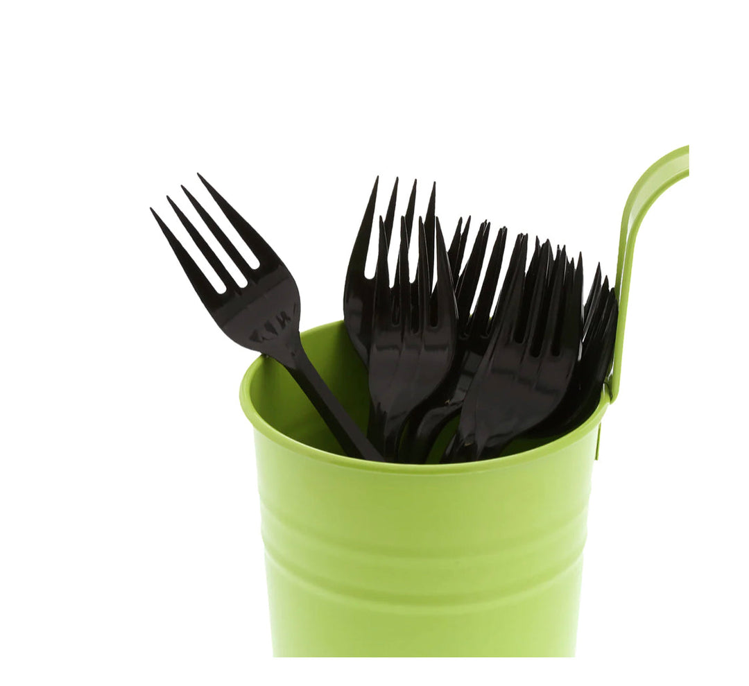 Fork, MW, Black, PP, L: 15 CM, W: 2.5 G - 1000