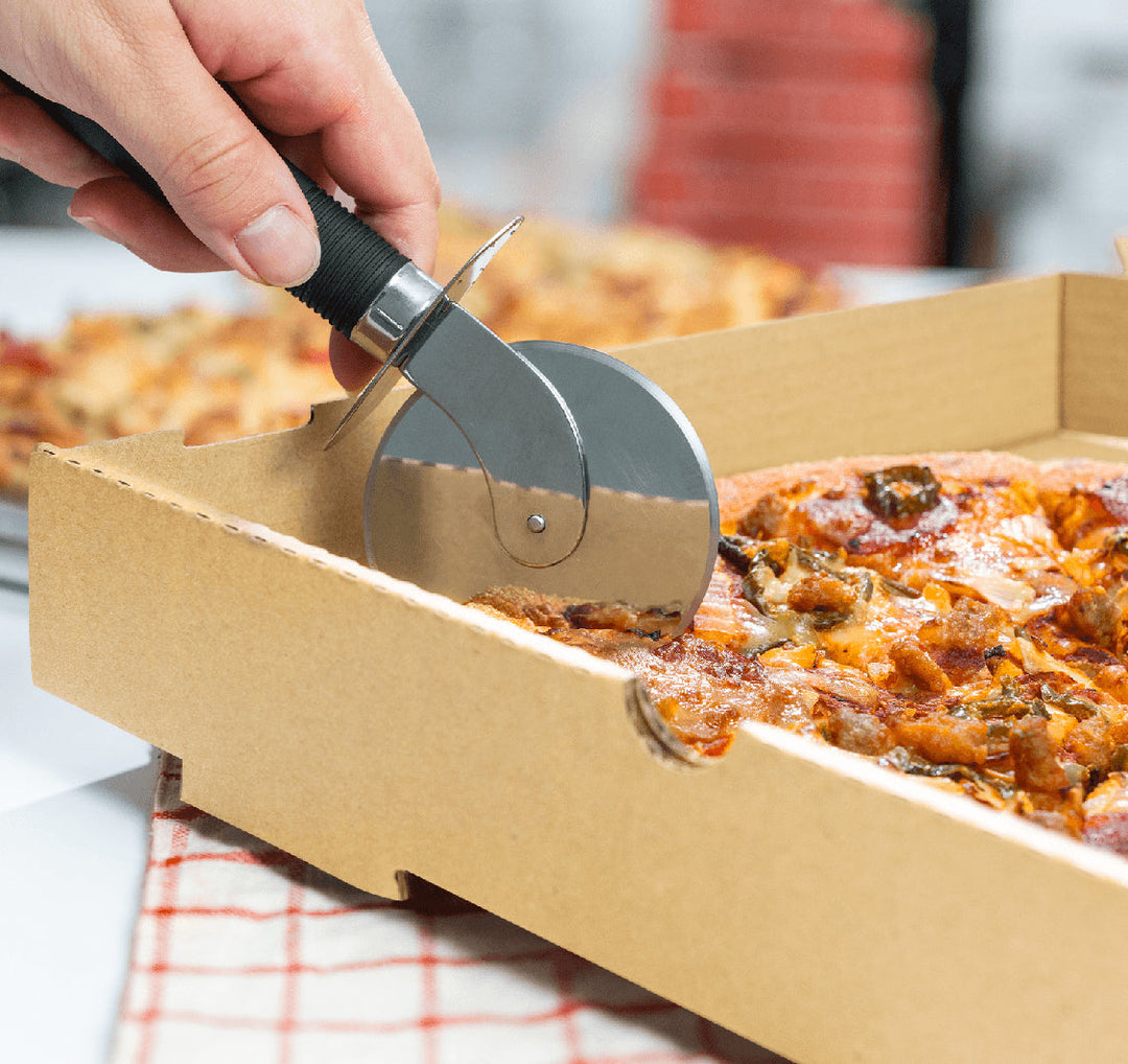 Corrugated Pizza Box, 14''x14''x2'', Kraft - 50 pcs