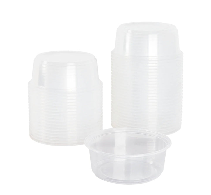 Bulk Lightweight Deli Containers, 8 oz, PP Plastic - 500 pcs
