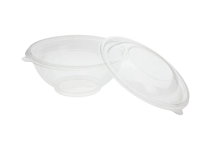 24 oz Dome PET Plastic Salad Bowl Lid (165mm) - 300 pcs