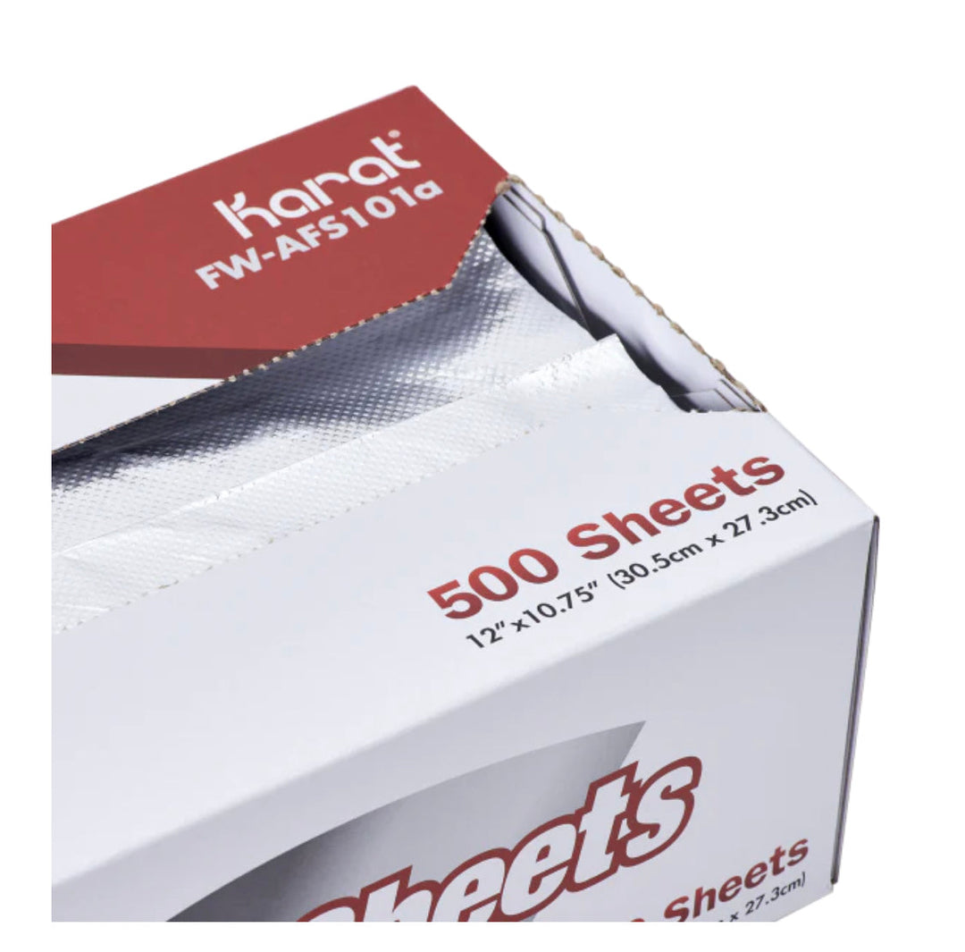 Aluminum Foil Sheets, Heavy-duty, Pop-up, 10.75" x 12" - 3,000 sheets