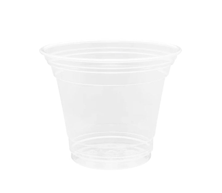 Cups for Cold Beverages, 9oz, 3.6", PET Plastic - 1,000 pcs