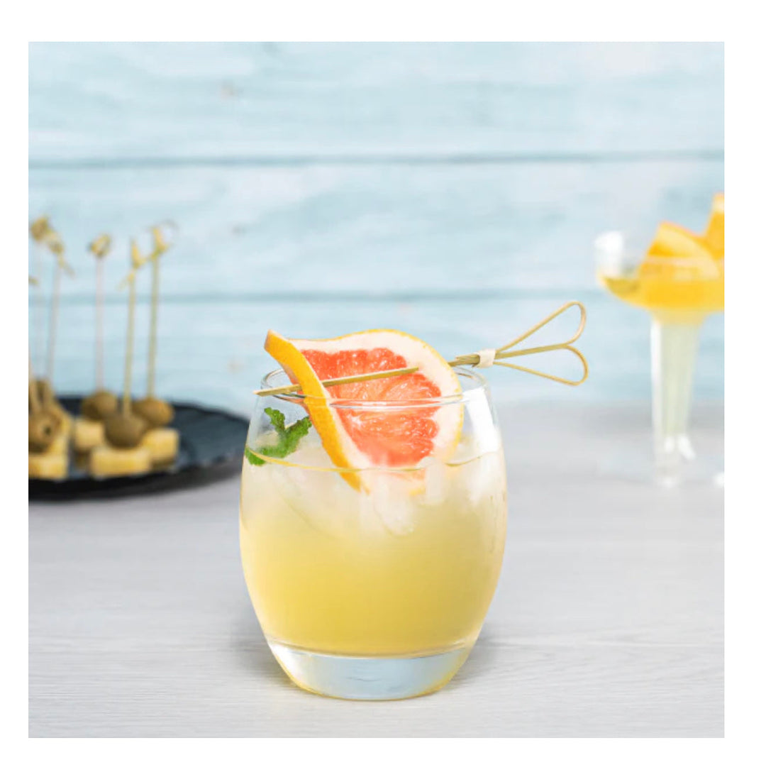 Bamboo Heart Looped Skewer, 6" - 5,000 pcs