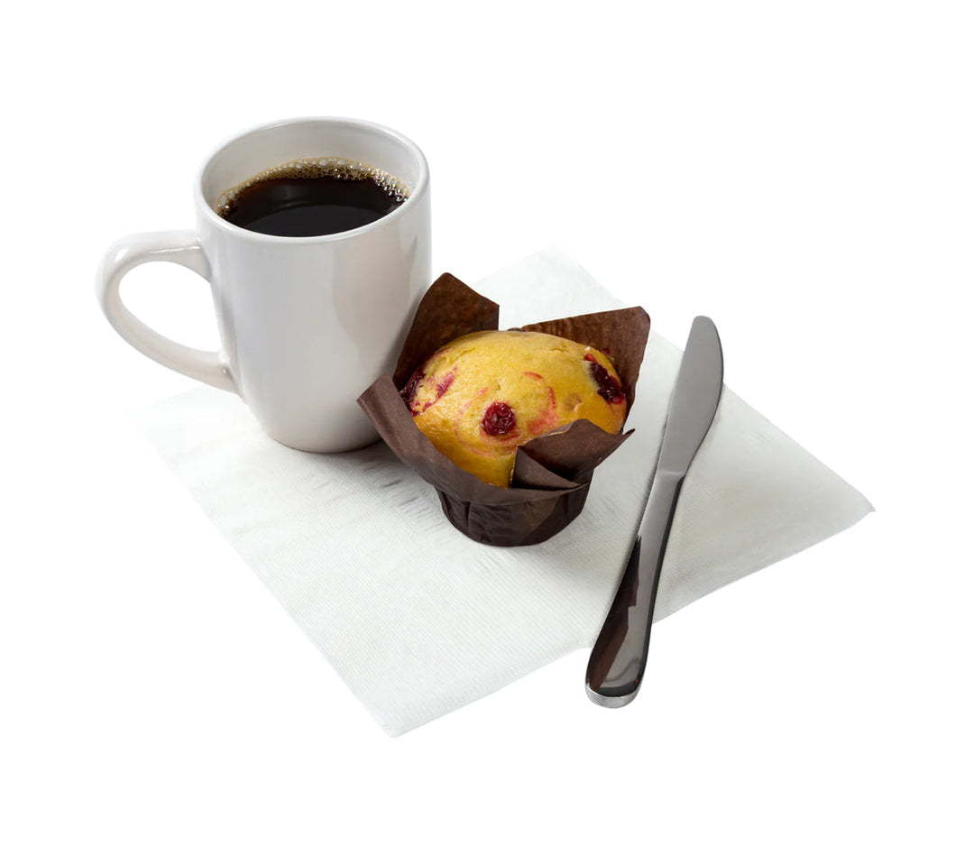 Napkin for Dinner, 1 Ply, 16.5" x 16.5", 1/4 Fold, White - 4,000 pcs