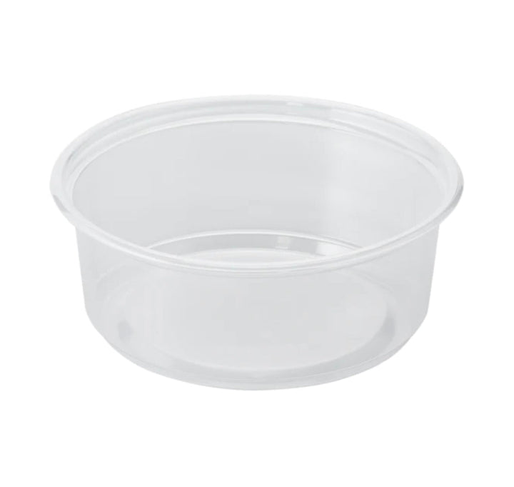 Bulk Lightweight Deli Containers, 8 oz, PP Plastic - 500 pcs