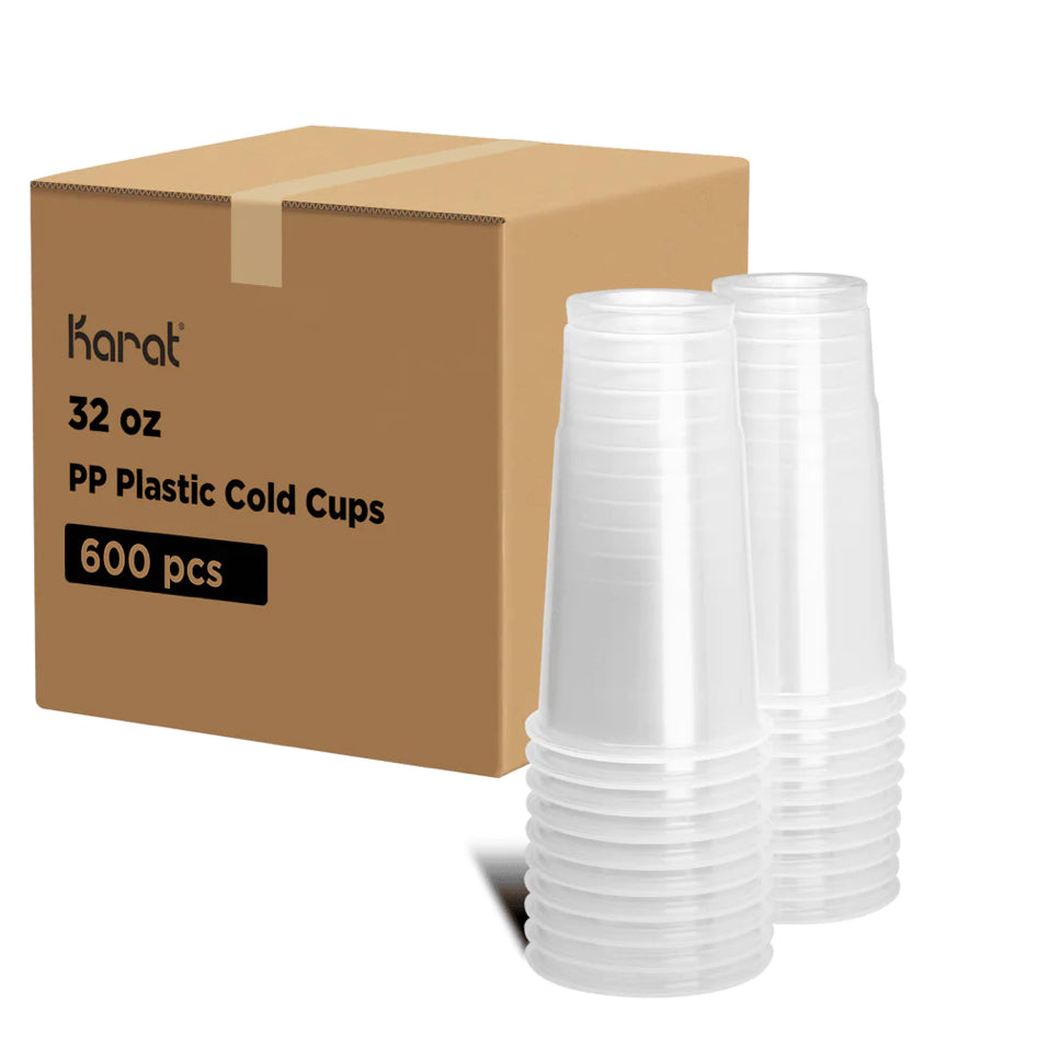 32 oz PolyPro Clear Cold Cup, (104.5mm) - 600 Pcs