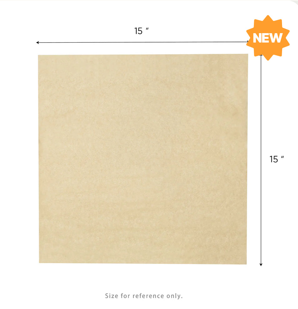 Deli Wrap / Paper Liner Sheets, 15" x 15" Kraft - 3,000 sheets
