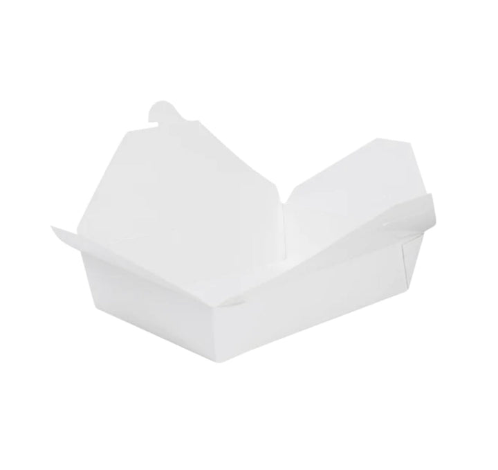 Fold-To-Go Box #2, 54 fl oz,  White - 200 pcs
