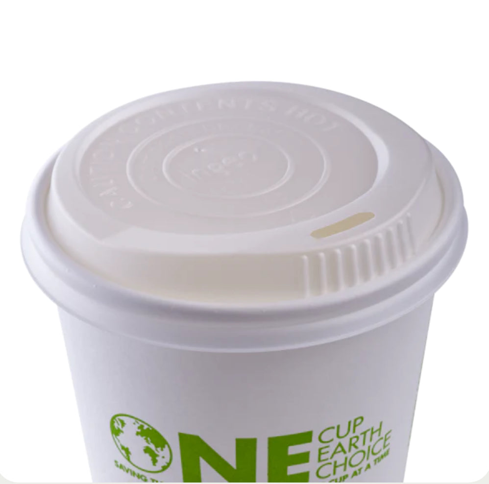 10-20oz CPLA Hot Cup Lids, 90mm, 1000 Pcs