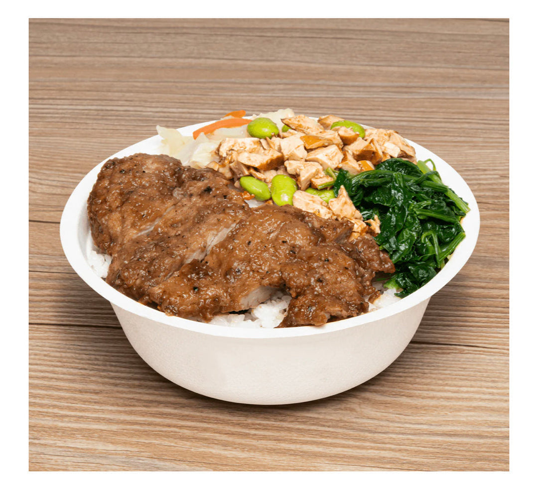 16oz PFAS Free Eco-Friendly Bagasse Rice / Salad Bowl, White - 1,000 pcs