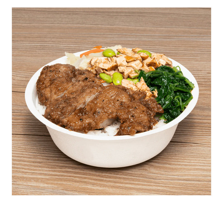 16oz PFAS Free Eco-Friendly Bagasse Rice / Salad Bowl, White - 1,000 pcs