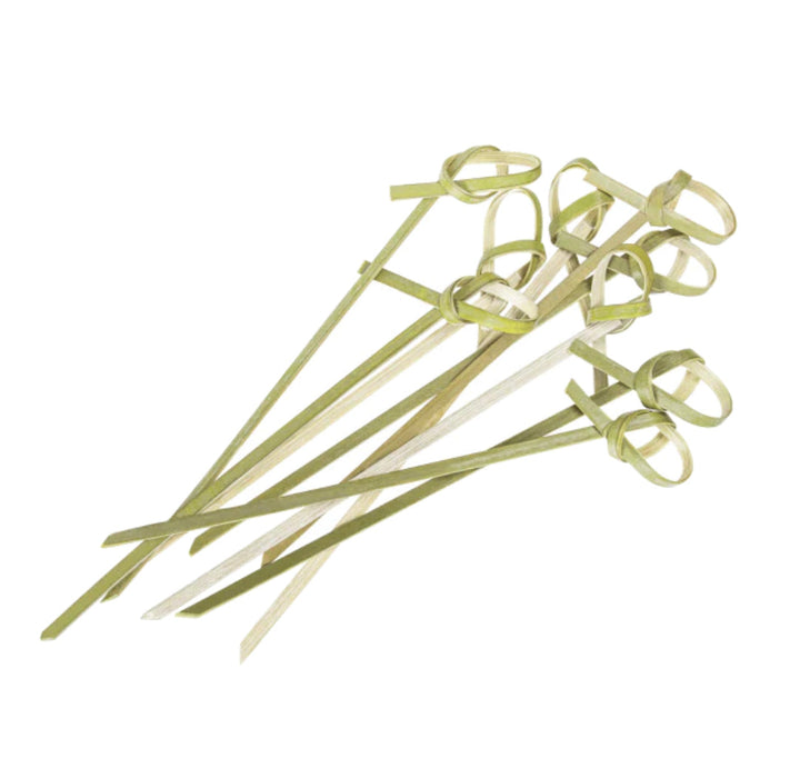 Bamboo Knot Skewer, 4" - 100pcs