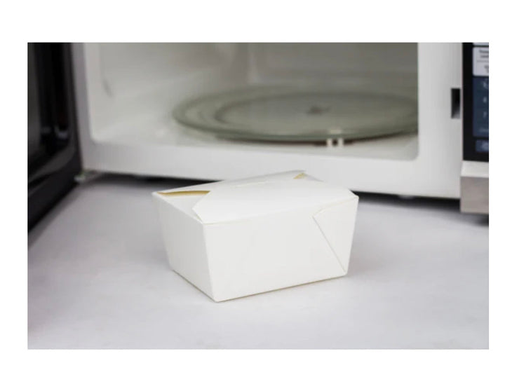 Fold-To-Go Box, #1, 30 fl oz, White - 450 pcs