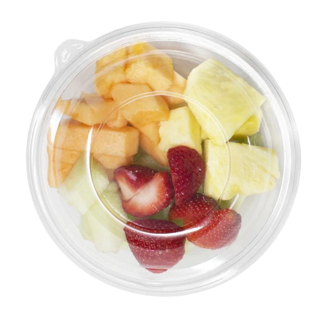 24 oz Dome PET Plastic Salad Bowl Lid (165mm) - 300 pcs