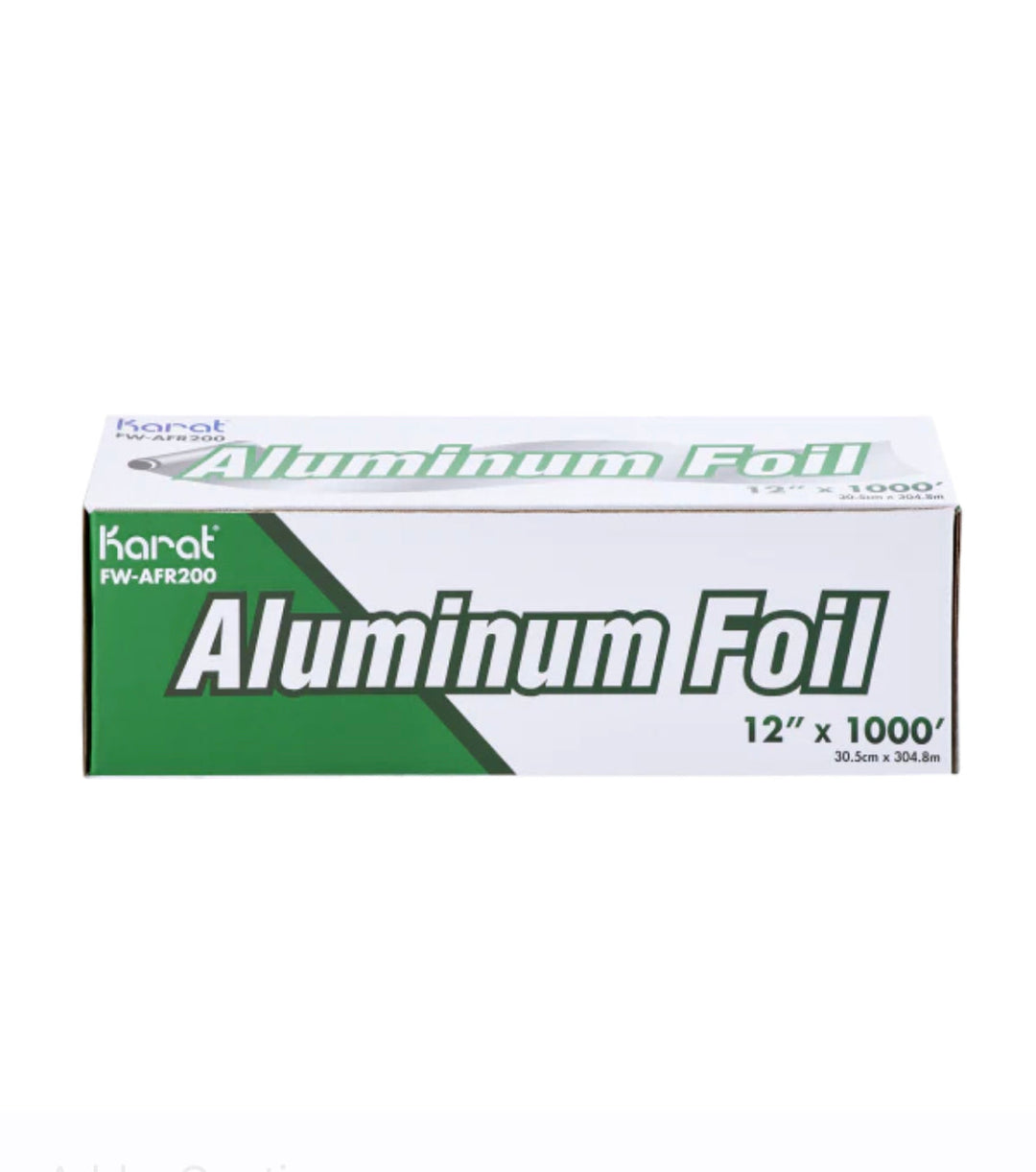Aluminum Foil Roll, Standard Weight, 12" x 1000', 1 Roll