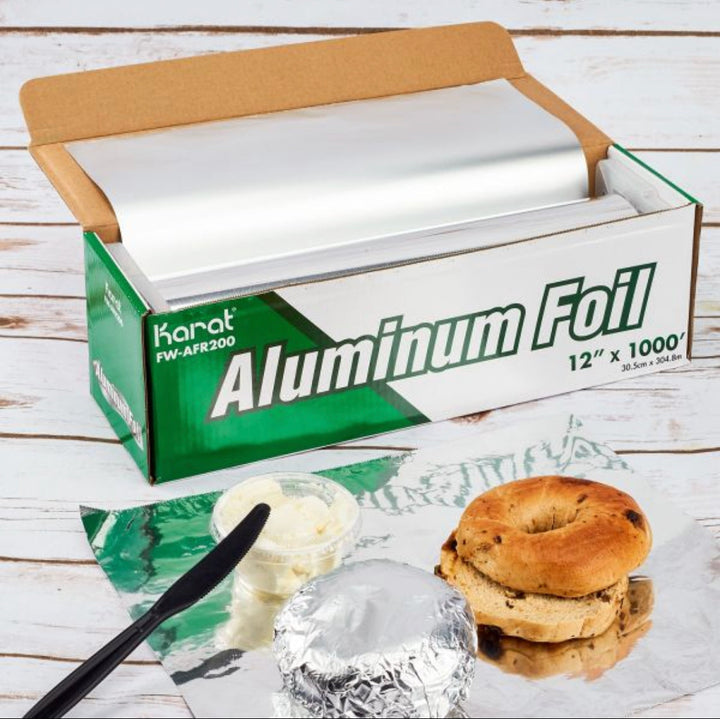 Aluminum Foil Roll, Standard Weight, 12" x 1000', 1 Roll
