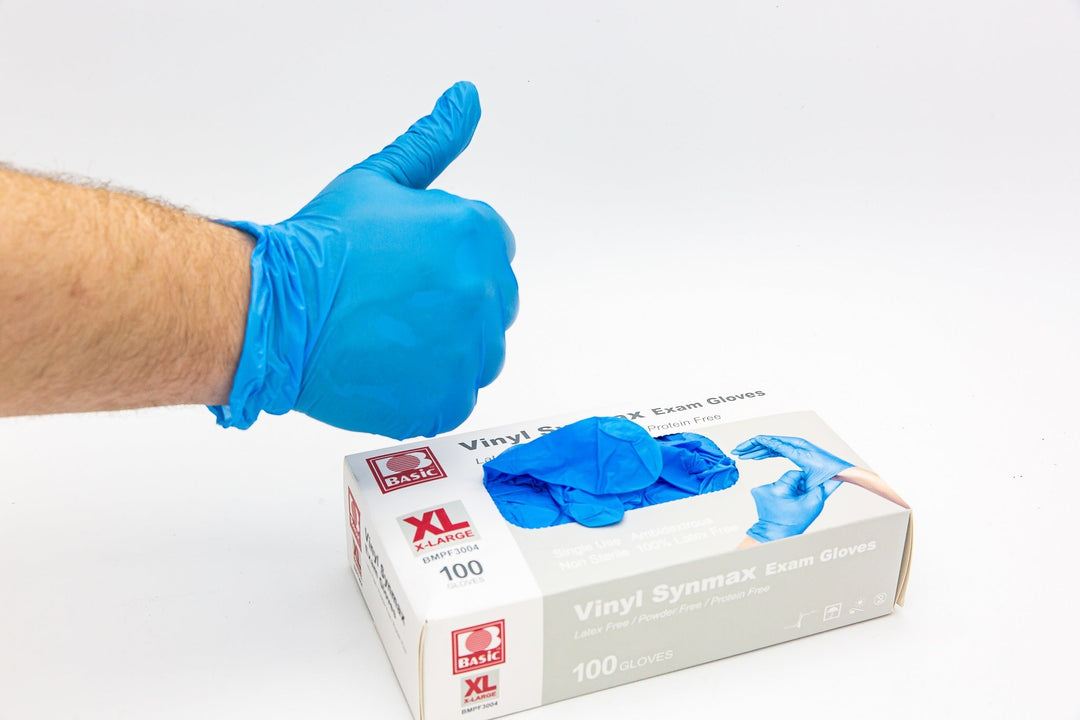Synmax Hybrid Nitrile Vinyl Exam Gloves