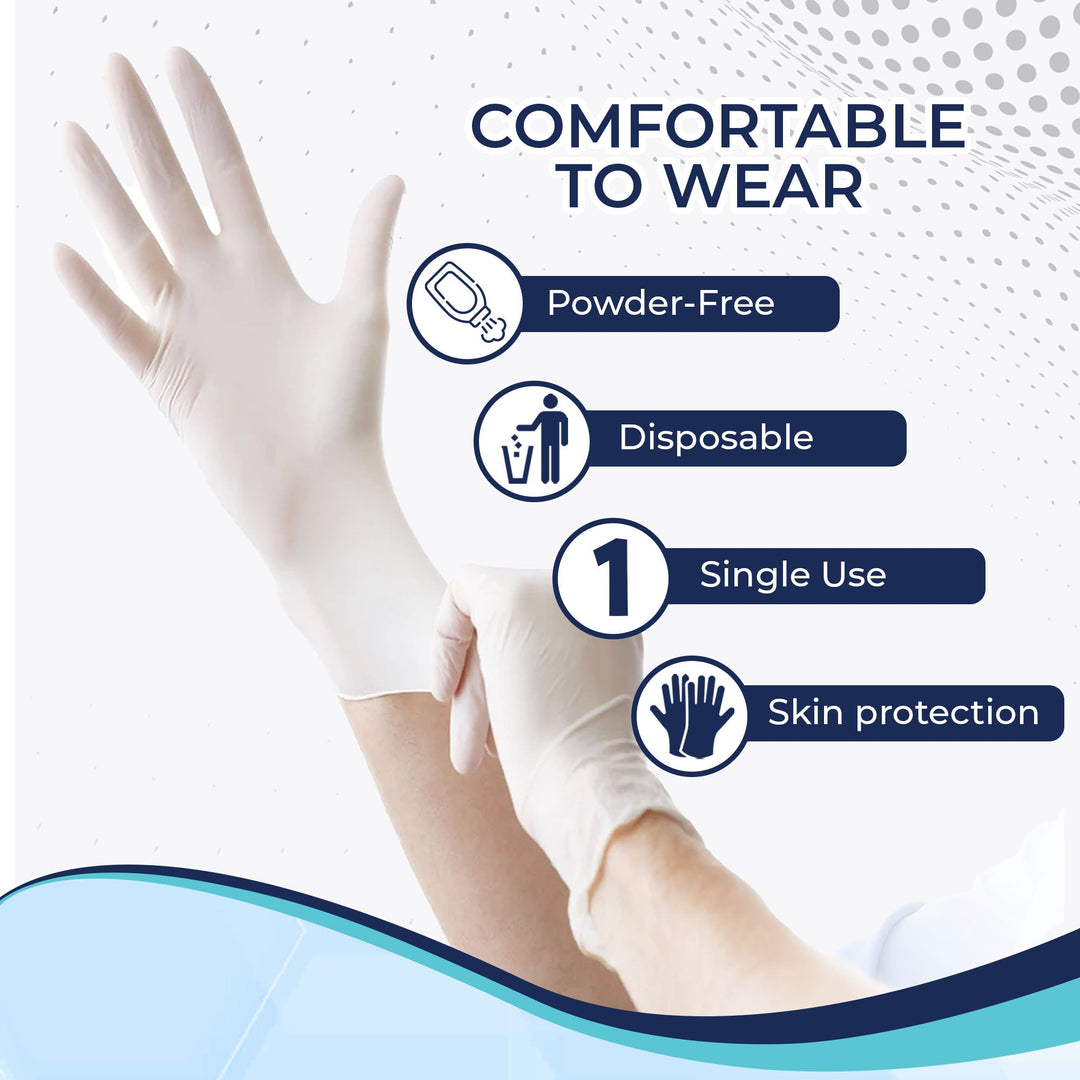 J-Care Latex Exam Gloves