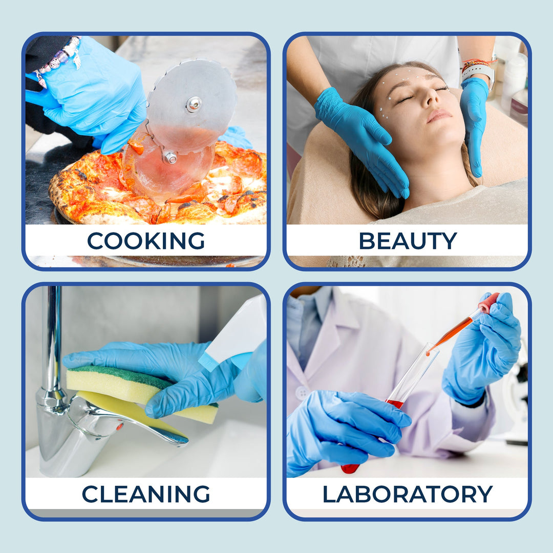 CHA Essential Nitrile Exam Gloves - Blue