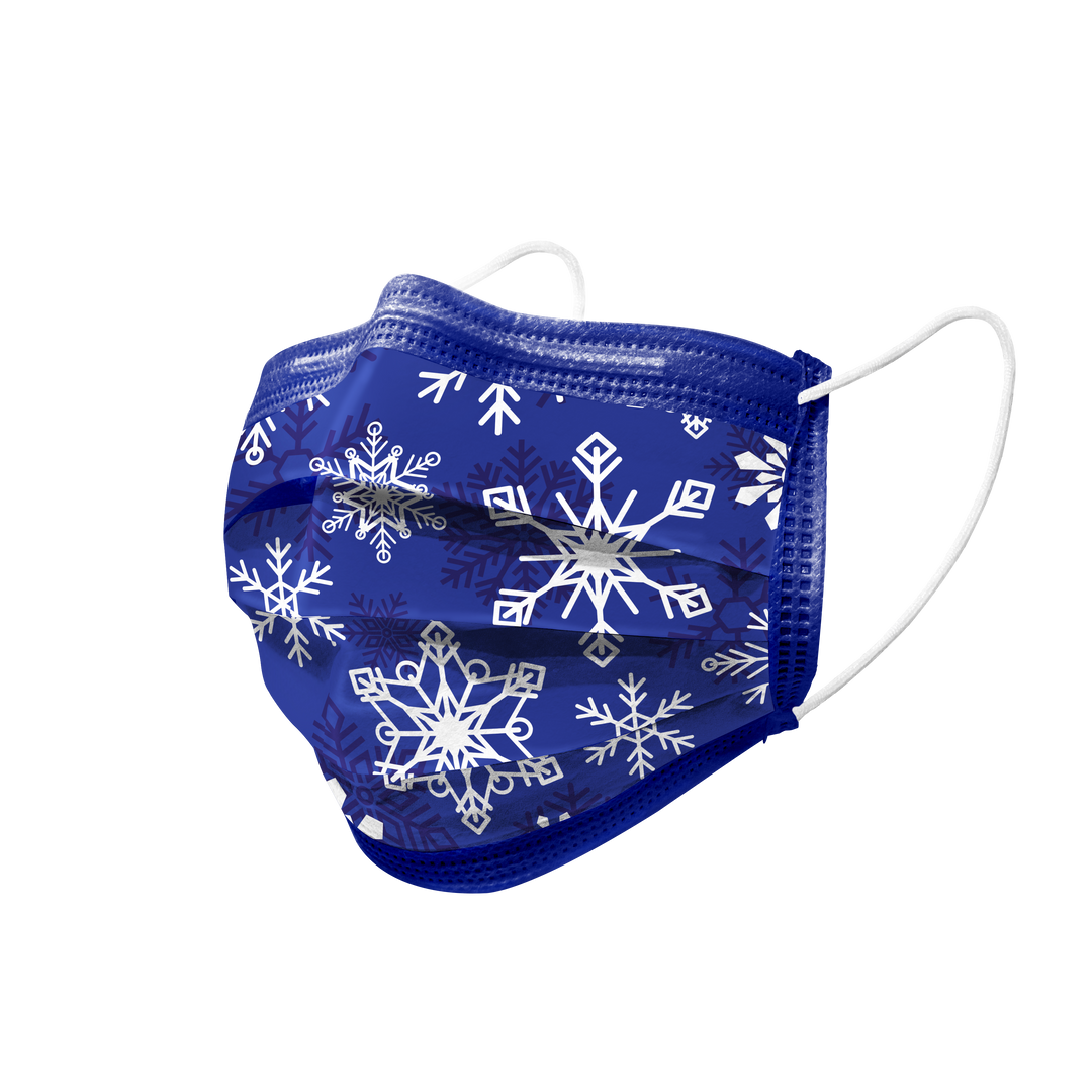 Designer Disposable 3-ply Holiday Themed Loop Face Masks Level 1