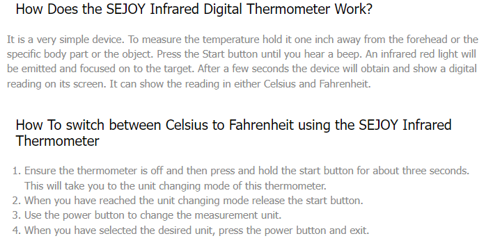 Infrared Thermometer Thermal Gun Scanner